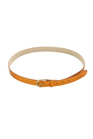 Belt metallic Orange PU 100 h5 